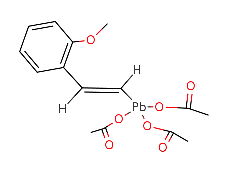 (E)-o-methoxystyryl-lead triacetate