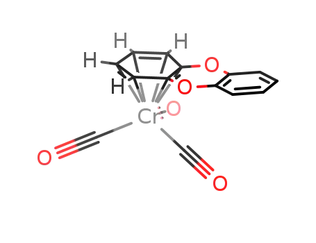 tricarbonyl{(1,2,3,4,4a,10a,-η)-dibenzo{b,e}{1,4}dioxin}chromium