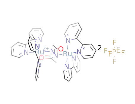 (μ-1,2-diacetylhydrazido(2-))bis(bis(2,2'-bipyridine)ruthenium(II)) bis(hexafluorophosphate)