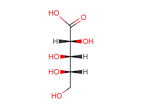Molecular Structure of 608-53-7 (L-Arabinoic acid)