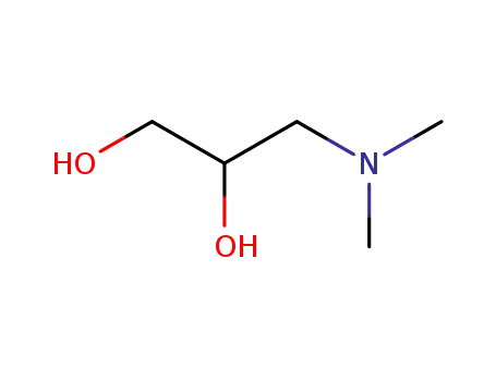 Molecular Structure of 623-57-4 (3-Dimethylaminopropane-1,2-diol)