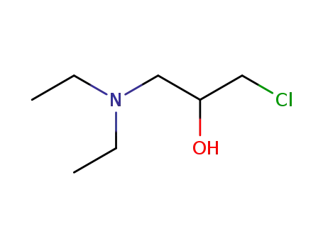 Molecular Structure of 15285-59-3 (2-Propanol, 1-chloro-3-(diethylamino)-)