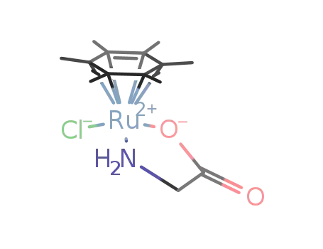 [RuCl(C6(CH3)6)(NH2CH2CO2)]