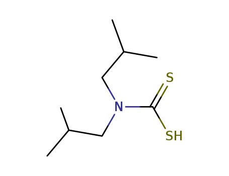 bis(2-methylpropyl)carbamodithioic acid