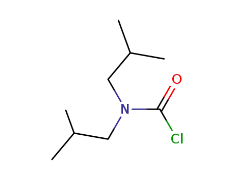 Molecular Structure of 38952-42-0 (diisobutylcarbamoyl chloride)