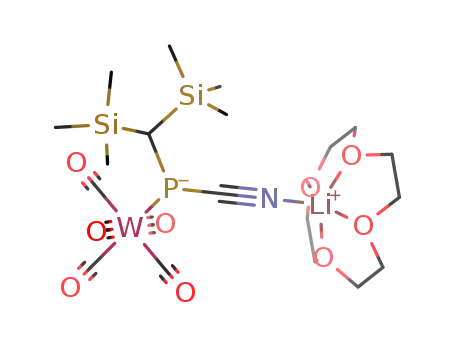 [(OC)5WP(CH(SiMe3)2)CNLi(12-crown-4)]