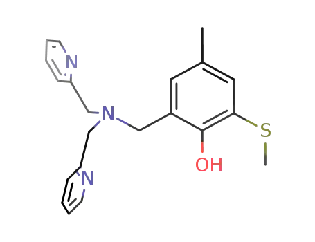 2-[(bis(2-pyridylmethyl)amino)methyl]-4-methyl-6-(methylthio)phenol