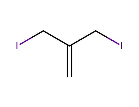 Molecular Structure of 17616-43-2 (1-Propene, 3-iodo-2-(iodomethyl)-)