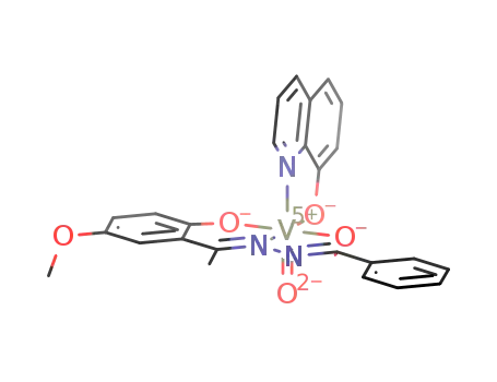 [VO(benzoylhydrazone of 2-hydroxy-5-methoxylacetophenone(-2H))(8-hydroxyquinoline(-H))]