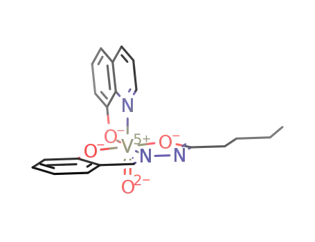 [VO(pentanoic acid salicylidene hydrazide(-2H)(8-hydroxyquinoline(-H))]