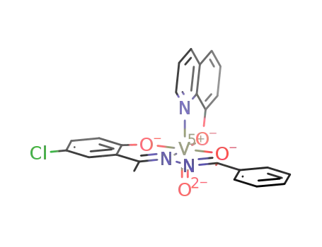 [VO(benzoylhydrazone of 5-chloro-2-hydroxyacetophenone(-2H))(8-hydroxyquinoline(-H))]