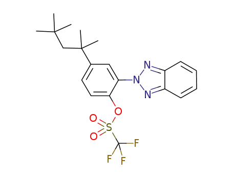 trifluoromethanesulfonic acid 2-benzotriazol-2-yl-4-(1,1,3,3-tetramethylbutyl)phenyl ester