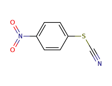 Molecular Structure of 2137-92-0 (Thiocyanic acid 4-nitrophenyl ester)