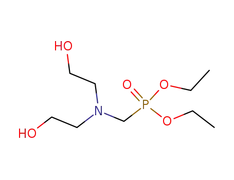 Molecular Structure of 2781-11-5 (Diethyl bis(2-hydroxyethyl)aminomethylphosphonate)