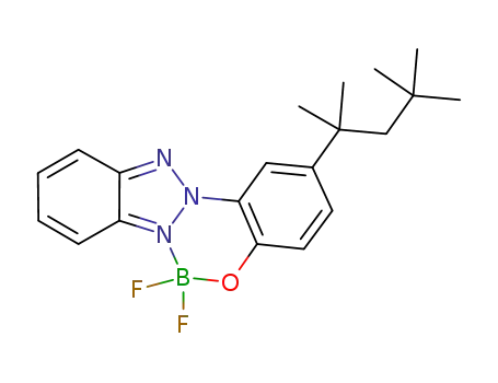 difluoro-[2-(2H-benzotriazol-2-yl-κN)-4-(1,1,3,3-tetramethylbutyl)-phenolate-κO]-boron