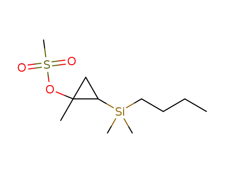 trans-1-methyl-1-(methanesulfonyloxy)-2-(butyldimethylsilyl)cyclopropane