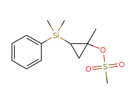 trans-1-methyl-1-(methanesulfonyloxy)-2-(dimethylphenylsilyl)cyclopropane