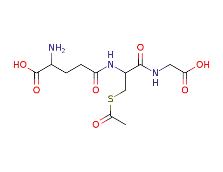 Molecular Structure of 3054-47-5 (Glycine, L-g-glutamyl-S-acetyl-L-cysteinyl-)