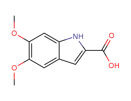 Molecular Structure of 88210-96-2 (5,6-DIMETHOXYINDOLE-2-CARBOXYLIC ACID)
