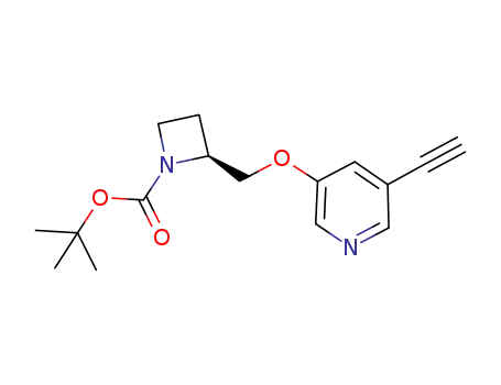 (S)-tert-butyl 2-((5-ethynylpyridin-3-yloxy)methyl)azetidine-1-carboxylate