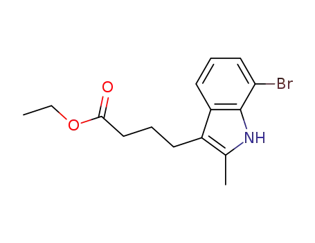 ethyl 4-(7-bromo-2-methyl-1H-indol-3-yl)butanoate