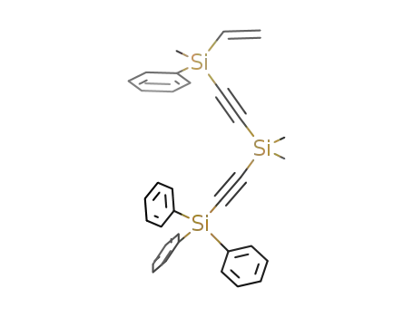 triphenylsilylethynyl[methyl(phenyl)(vinyl)silylethynyl]dimethylsilane