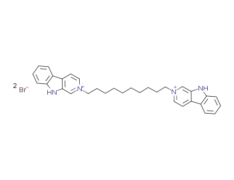 2-[10-(β-carboline-2-ium-2-yl)decyl]-β-carboline-2-ium dibromide