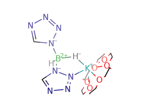 K(μ2-(B(hydride)2(tetrazolate)2)-κ2N,H)(18-crown-6-κ6)