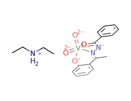 (diethylamineH)(cis-VO2(C6H4(O)CMeNNCOPh))