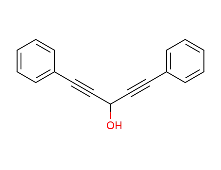 Molecular Structure of 15814-32-1 (1,4-Pentadiyn-3-ol, 1,5-diphenyl-)