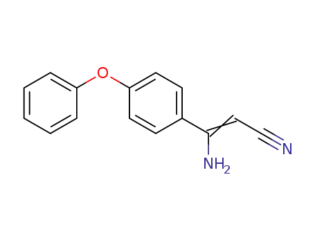 3-amino-3-(4-phenoxyphenyl)acrylonitrile