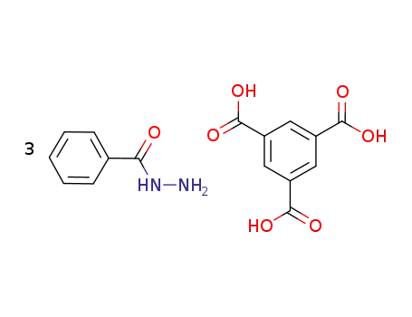 tris(benzoylhydrazide(1+)) benzene-1,3,5-tricarboxylate