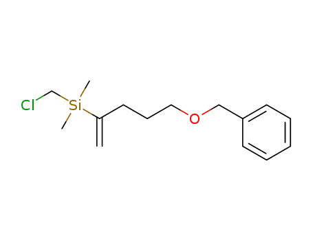 (5-(benzyloxy)pent-1-en-2-yl)(chloromethyl)dimethylsilane