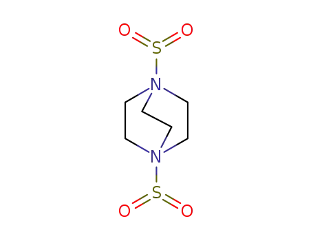 Molecular Structure of 119752-83-9 (1,4-Diazabicyclo[2.2.2]octane-1,4-diium-1,4-disulfinate)