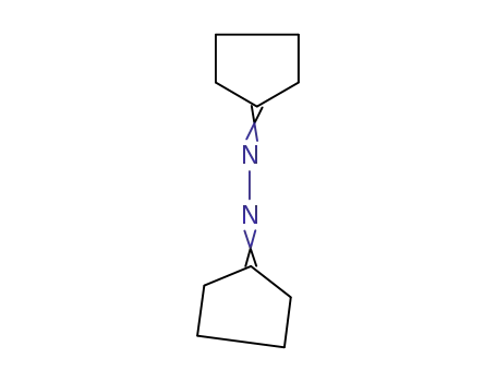 Molecular Structure of 20615-04-7 (Cyclopentanone, cyclopentylidenehydrazone)