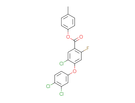 4-Methylphenyl 5-chloro-4-(3,4-dichlorophenoxy)-2-fluorobenzoate