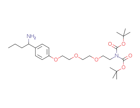 (2-(2-(2-(4-(1-aminobutyl)phenoxy)ethoxy)ethoxy)ethyl)imidodicarbonic acid bis(tert-butyl) ester