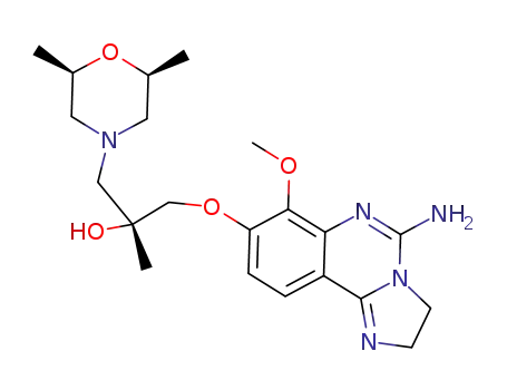 rel-N-[8-({(2R)-3-[(2R,6S)-2,6-dimethylmorpholin-4-yl]-2-hydroxy-2-methylpropyl}oxy)-7-methoxy-2,3-dihydroimidazo[1,2-c]quinazolin-5-yl]amine