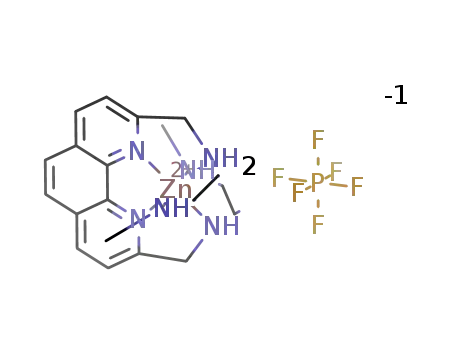 (2,9-bis(2',5'-diazahexanyl)-1,10-phenanthroline)zinc(II) bis(hexafluorophosphate)