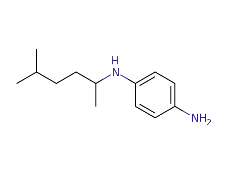Molecular Structure of 63302-43-2 (1,4-Benzenediamine, N-(1,4-dimethylpentyl)-)