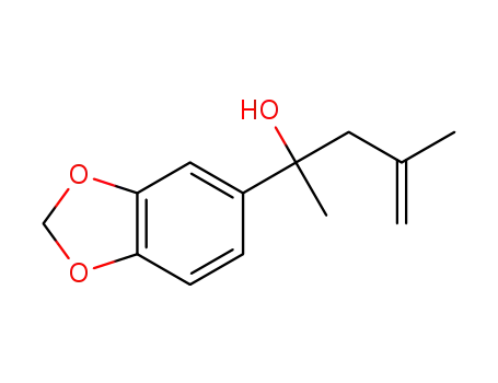 2-(benzo[d][1,3]dioxol-5-yl)-4-methylpent-4-en-2-ol
