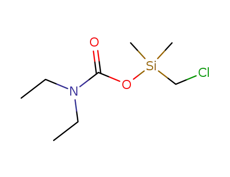 (chloromethyl)dimethylsilyl diethylcarbamate
