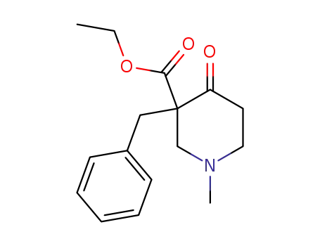 3-benzyl-1-methyl-4-oxo-piperidine-3-carboxylic acid ethyl ester