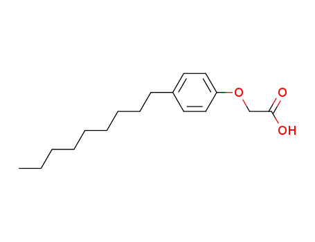 Molecular Structure of 3115-49-9 (4-Nonylphenoxyacetic acid)