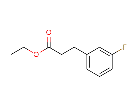 Molecular Structure of 7116-37-2 (3-(3-FLUORO-PHENYL)-PROPIONIC ACID ETHYL ESTER)