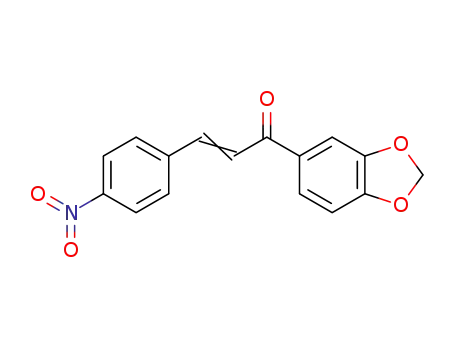 1-(benzo[d][1,3]dioxol-5-yl)-3-(4-nitrophenyl)prop-2-en-1-one