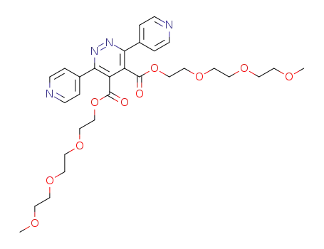 bis(2-(2-(2-methoxyethoxy)ethoxy)ethyl) 3,6-di(pyridin-4-yl)pyridazine-4,5-dicarboxylate