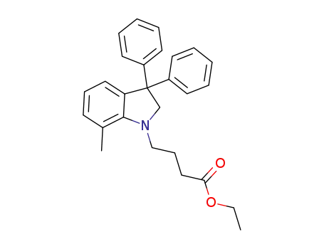 ethyl 4-(7-methyl-3,3-diphenylindolin-1-yl)butanoate