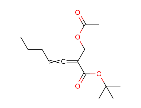 tert-butyl 2-(acetoxymethyl)hepta-2,3-dienoate