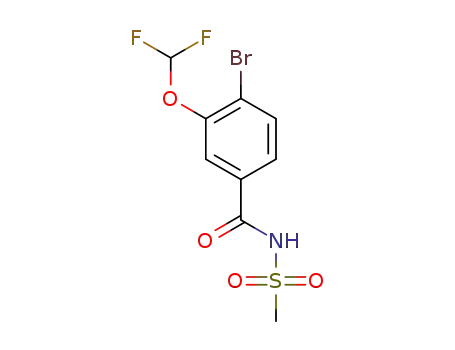4-bromo-3-(difluoromethoxy)-N-(methylsulfonyl)benzamide